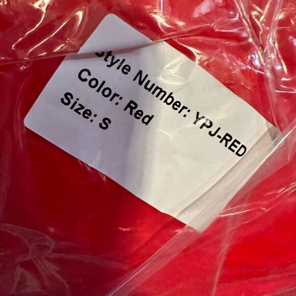 NWT Club Paradise Unisex Paxton Puffer Jacket No Front Closure - Red - Size S - Picture 6 of 6